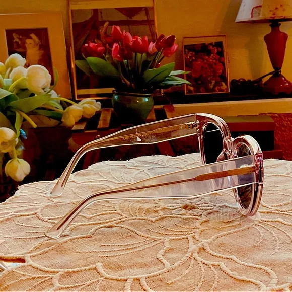 A KJAERBEDE TRANSPARENT SUNGLASSES - Picture 1 of 8